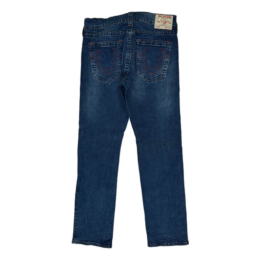 True Religion Slim Fit Jeans - 34W 30L Blue Cotton