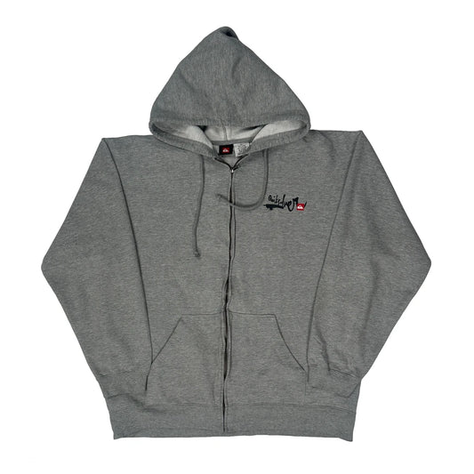 Quiksilver Hoodie - XL Grey Cotton