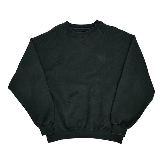 90S Blank Russell Athletic Sweatshirt - 2XL Black Cotton