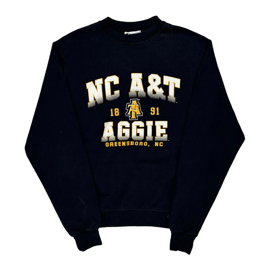 Nc A&T Aggie Champion Sweatshirt - Small Black Cotton