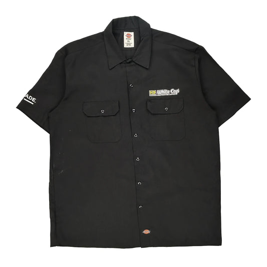 Dickies Short Sleeve Shirt - XL Black Polyester Blend