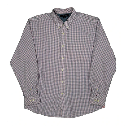 Tommy Hilfiger Checked Shirt - XL Red Cotton