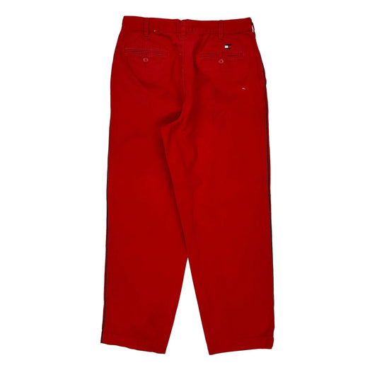 Tommy Hilfiger Chinos - 31W 29L Red Cotton