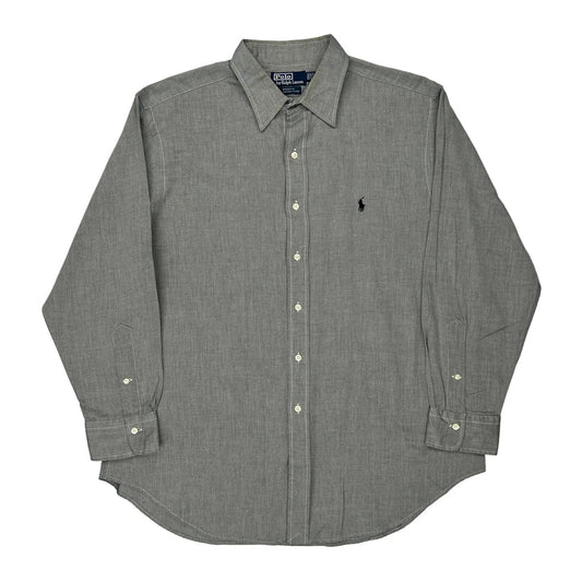 Andrew Ralph Lauren Shirt - XL Grey Cotton