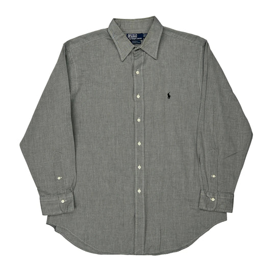 Andrew Ralph Lauren Shirt - XL Grey Cotton