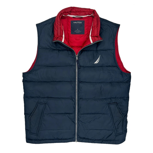 Nautica Puffer - Large Blue Polyester