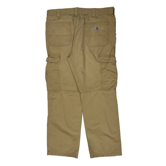 Carhartt Cargo Trousers - 38W 32L Beige Cotton