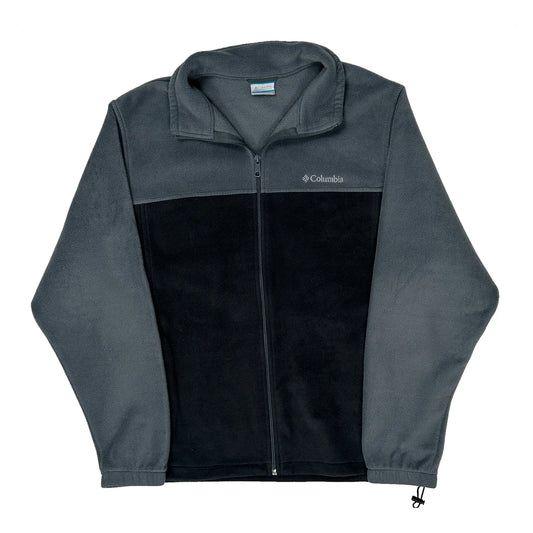 Vintage Columbia Fleece Jacket - XL Black Polyester