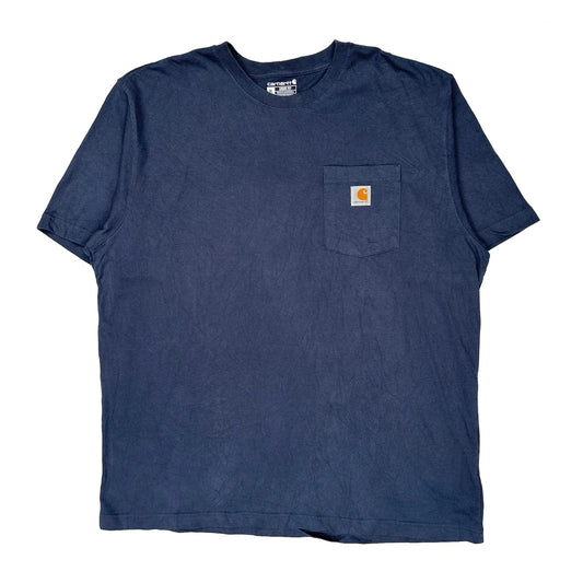Carhartt T-Shirt - XL Navy Cotton