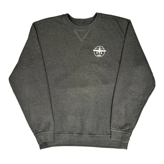 Vintage Carhartt Sweatshirt - Large Grey Cotton Blend