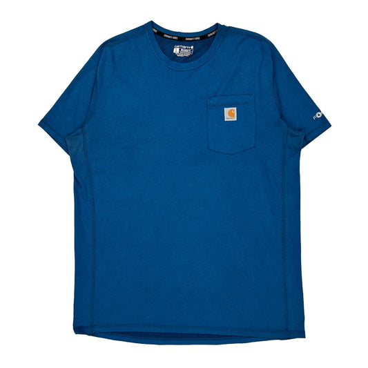 Force Carhartt T-Shirt - Large Blue Cotton
