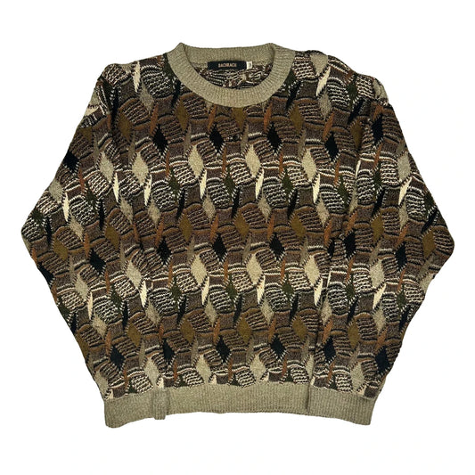 Bachrach Jumper - Medium Brown Knitted