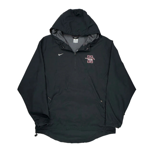 Vintage Huntley Mustangs Nike Graphic Windbreaker - XL Black Polyester