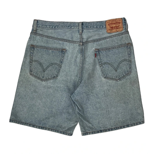 Levis Denim Shorts - 34W 10L Light Wash Cotton