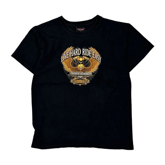 Las Vegas Harley Davidson Graphic T-Shirt - XL Black Cotton