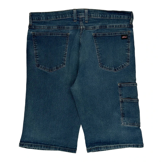 Dickies Denim Shorts - 36W 11L Blue Denim