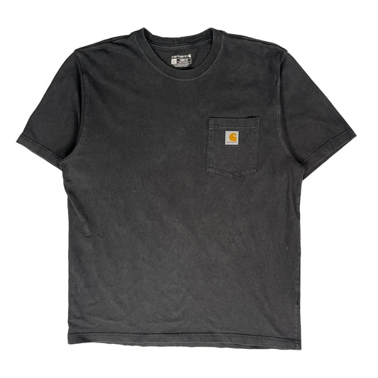 Carhartt T-Shirt - Large Black Cotton