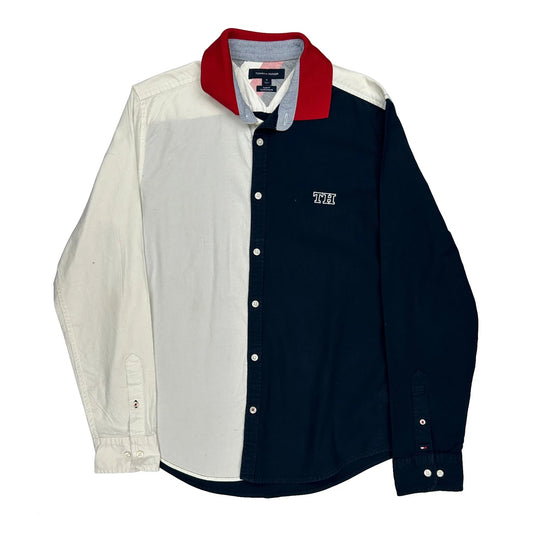 Tommy Hilfiger Slim Fit Shirt - Medium Multicoloured Cotton