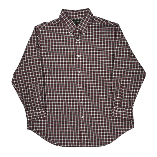 Vintage Ralph Lauren Checked Shirt - XL Red Cotton