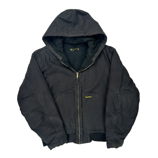 Walls Jacket - Large Black Cotton