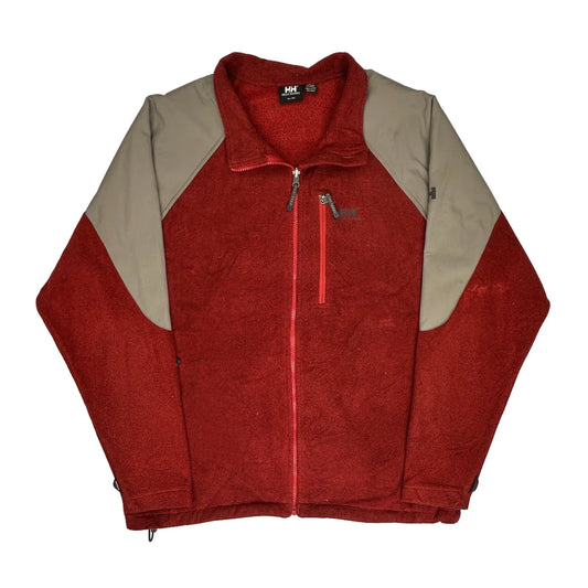 Helly Hansen Fleece Jacket - XL Red Polyester