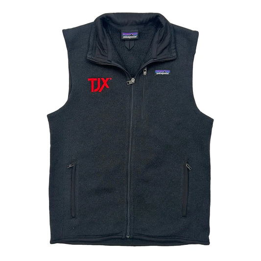 Vintage Tjx Logo Patagonia Gilet - Medium Grey Polyester