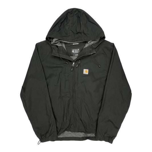 Vintage Rain Defender Carhartt Windbreaker - Large Black Polyester