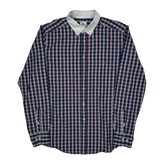 Lacoste Checked Shirt - Large Multicoloured Cotton