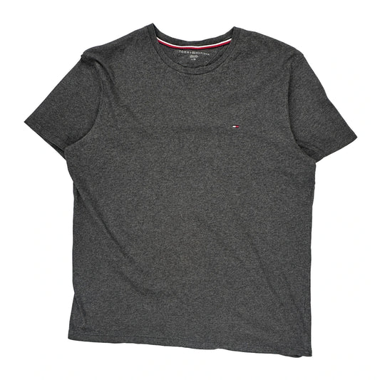 Tommy Hilfiger T-Shirt - Large Grey Cotton