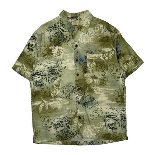 Caribbean Joe Floral Hawaiian Shirt - Medium Multicoloured Viscose