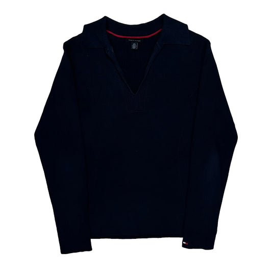 Vintage Tommy Hilfiger Jumper - Large Navy Cotton