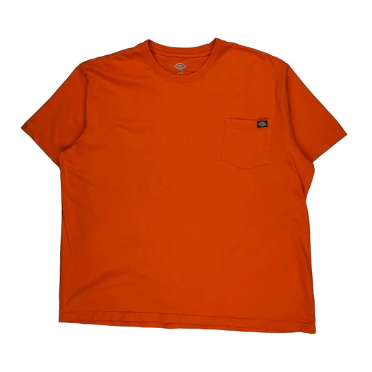 Dickies T-Shirt - 2XL Orange Cotton