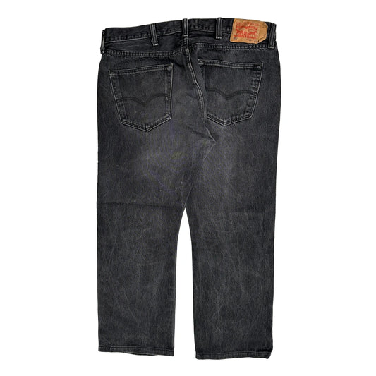 501 Levis Jeans - 36W 27L Black Cotton