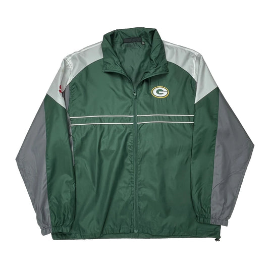 Green Bay Packers Dunbrooke Football Windbreaker - XL Green Polyester