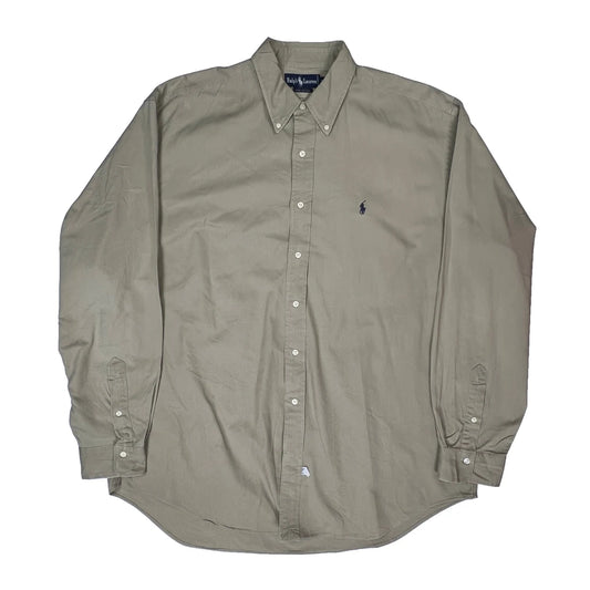 Ralph Lauren Shirt - XL Beige Cotton
