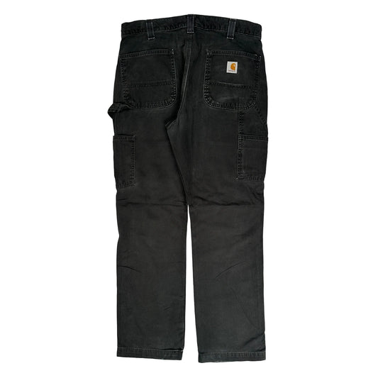 Carhartt Carpenter Trousers - 34W 31L Black Cotton