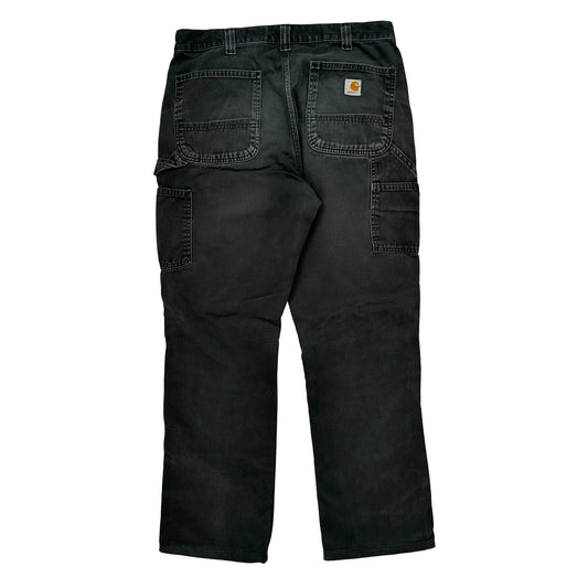 Carhartt Carpenter Trousers - 32W 31L Black Cotton