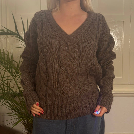 Vintage brown Upstream Jumper - womens large