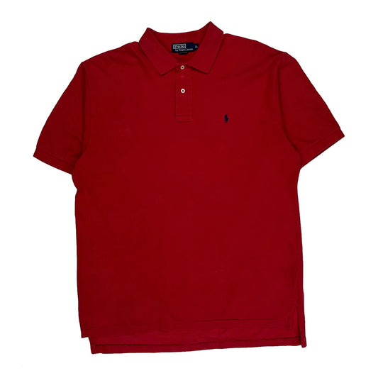 Polo By Ralph Lauren Polo Shirt - XL Red Cotton