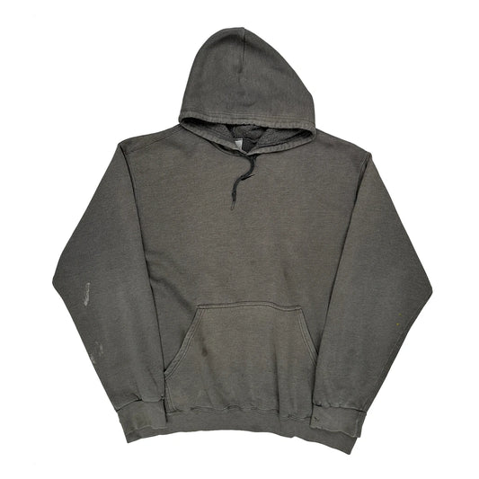 Faded 90S Nike Hoodie - XL Grey Cotton
