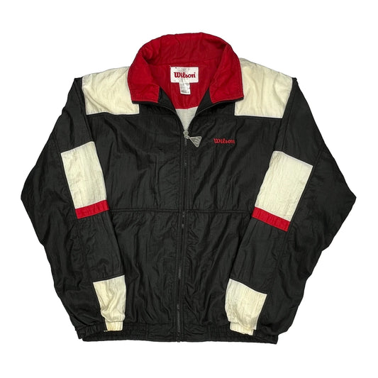 Wilson Windbreaker - Large Black Cotton