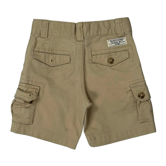 Age 3 Polo By Ralph Lauren Cargo Shorts - XS Beige Cotton