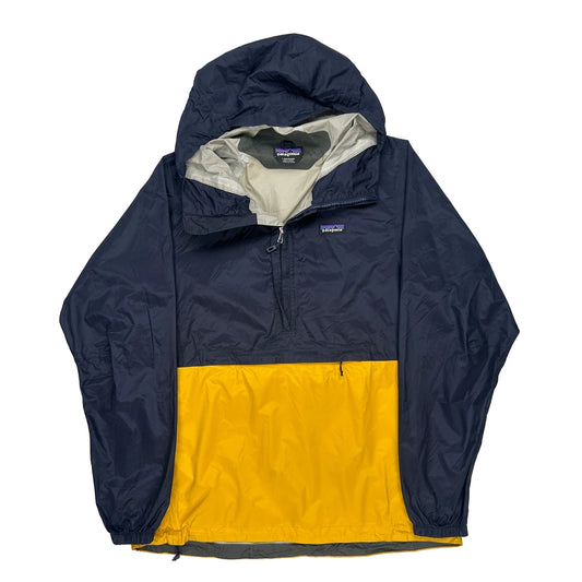 Patagonia Windbreaker - Large Navy Nylon