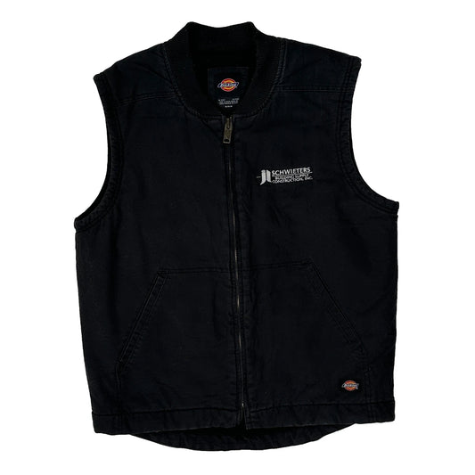 Dickies Workwear Gilet - Medium Black Cotton