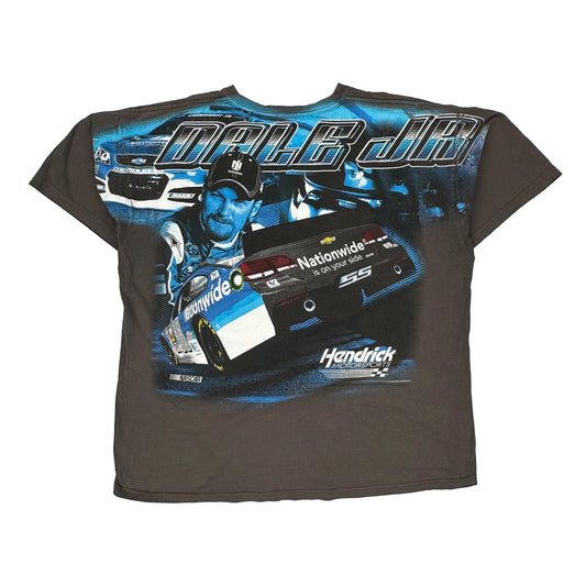 Dale Jr. Hendrick Graphic T-Shirt - 2XL Brown Cotton