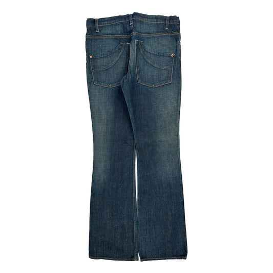 Corpus Boot Cut Jeans - 34W 34L Blue Cotton