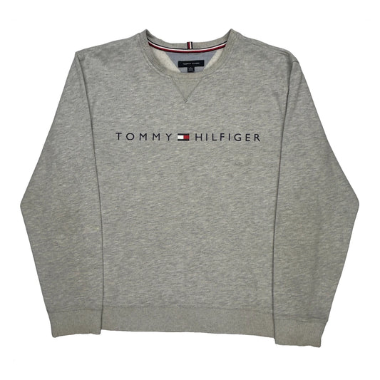 Tommy Hilfiger Sweatshirt - XL Grey Cotton