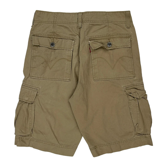 Levis Cargo Shorts - 32W 10L Khaki Cotton