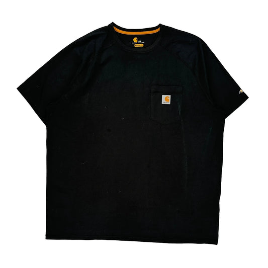 Carhartt T-Shirt - 2XL Black Cotton Blend