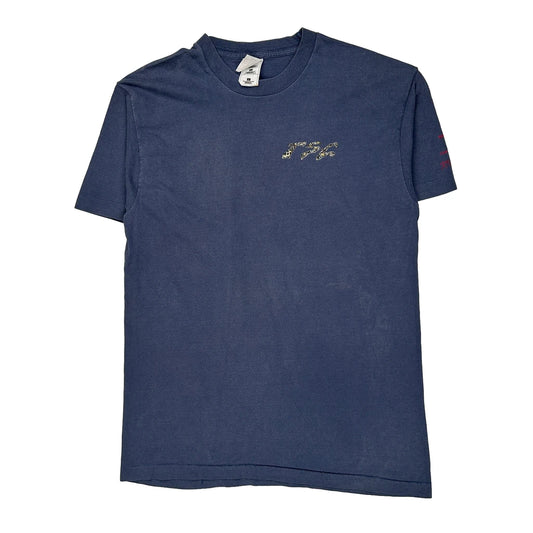 Gildan Graphic T-Shirt - Large Blue Cotton